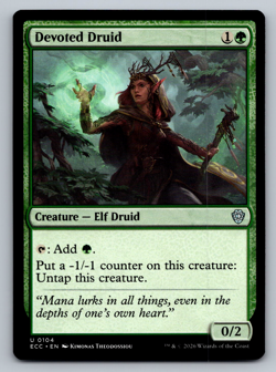 Devoted Druid U 0104 Lorwyn Eclipsed Regular - Image 1