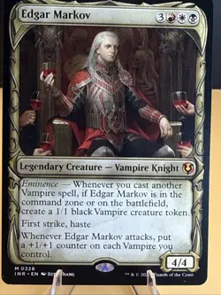 MTG — EDGAR MARKOV #328 👑VAMPIRE🩸COMMANDER🩸MARDU BLOODLINE POWER⚫ - Image 4
