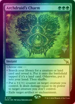 Archdruid's Charm MTG NM Murders at Karlov Manor FOIL - Image 1