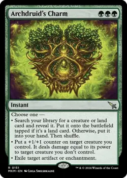 Archdruid's Charm MTG NM Murders at Karlov Manor Regular - Image 1