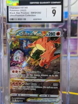 Pokemon Charizard VSTAR SWSH262 CGC 9 🔥 Ultra Premium Promo – MINT Condition - Image 1