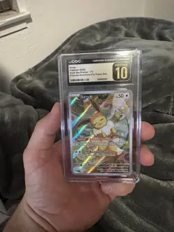 CGC 10 PRISTINE Eevee 173 Black Star Promo Prismatic Evolutions SVP ETB Pokemon - Image 1