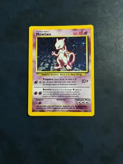 Mewtwo 10/102 Holo Rare Base Set Pokemon NEAR MINT !!! - Image 1
