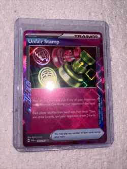 Pokemon TCG Unfair Stamp Scarlet & Violet-Twilight Masquerade 165/167 Holo... - Image 1