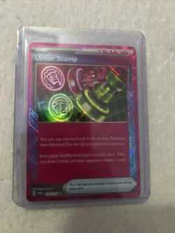 Pokemon TCG Unfair Stamp Scarlet & Violet-Twilight Masquerade 165/167 Holo... - Image 2
