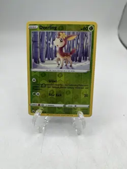 Pokemon TCG Deerling Chilling Reign 011/198 Reverse Holo Common Grass NM - Image 1
