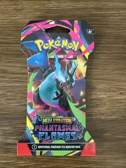 Pokemon TCG Phantasmal Flames Sleeved Booster Pack Factory Sealed - Image 1