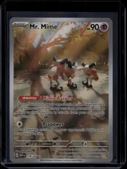Pokemon TCG Mr. Mime 179/165 Scarlet & Violet 151 Illustration Rare NM - Image 1