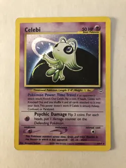 Celebi 3/64 Pokemon TCG Neo Revelation Unlimited Holo Rare WOTC - Image 1