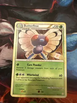 Pokemon TCG | Butterfree 16/123 | HeartGold SoulSilver | Non Holo Rare | MP - Image 1