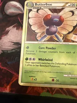 Pokemon TCG | Butterfree 16/123 | HeartGold SoulSilver | Non Holo Rare | MP - Image 5