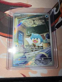 Pokemon Quaxly 206/193 Illustration Rare Holo Paldea Evolved NM/M - Image 1
