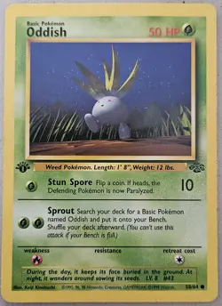Vintage Pokemon TCG Jungle 1st Edition WOTC Lot - Oddish Gloom Rapidash - 7 Car… - Image 2