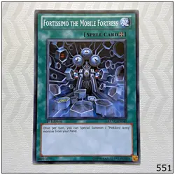 Fortissimo the Mobile Fortress - EXVC-EN049 - Common 1st Edition Yugioh - Image 1