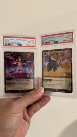 Belle and Beast sequential # PSA 10 Lorcana Fabled Collection Quest DCA Promos - Image 1