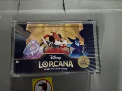 Disney Lorcana: The First Chapter Booster Box FIRST PRINT RUN CM1 Acrylic Case - Image 2