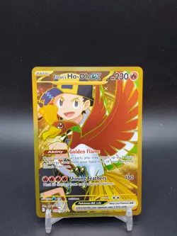 Ethan’s Ho-Oh 239/182 Destined Rivals Gold NM Pokemon Card - Image 1