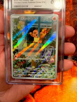 Pokemon TCG Charmander Obsidian Flames Card 044/ Promo Stamped Pokemon Center - Image 2