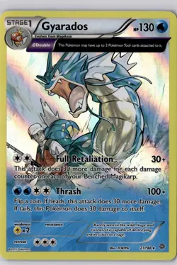 GYARADOS 21/98 Holo Rare Ancient Origins Pokemon Card - MINT/NEAR MINT - Image 1