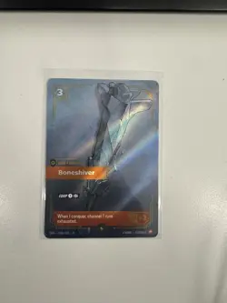 Boneshiver - Riftbound - SFD 118a/221 P - English - Bologna Regional Promo Card - Image 1