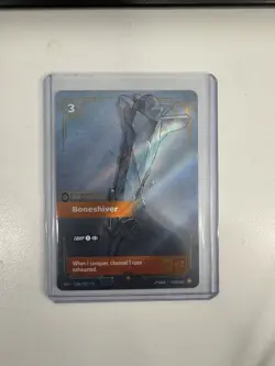 Boneshiver - Riftbound - SFD 118a/221 P - English - Bologna Regional Promo Card - Image 3