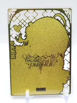 Genki Parade 2 - Gold Metal Waifu Trading Card - Rikka Takanashi - NUMBERED 6/99 - Image 2