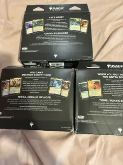 Magic : The Gathering FINAL FANTASY VII Commander Deck - Game Edition Lot Of 2 - Image 2