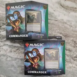 1x Sealed Elven Empire Kaldheim Commander Deck MTG New Magic The Gathering EDH - Image 1