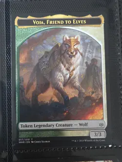 Voja, Friend to Elves Token X1 WAR MTG War of the Spark - Image 1