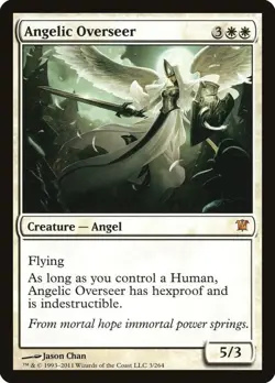 Angelic Overseer MP #3 Innistrad MTG - Image 1