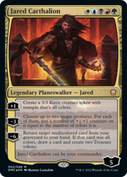 Jared Carthalion - Foil - Commander: Dominaria United #002/048 MTG Magic The Gat - Image 1
