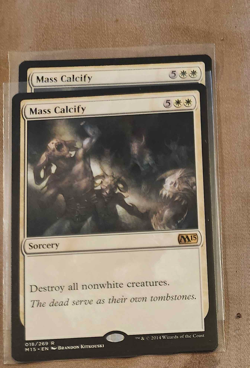 2x MTG Mass Calcify - Image 1