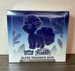 Pokemon TCG Sword & Shield Silver Tempest Elite Trainer Box Factory Sealed NEW - Image 1