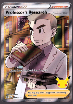 Professor's Research 024/025 Celebrations Holo Pokemon Card 2021 NM - Image 1