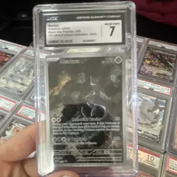 Mewtwo CGC 7 Black Star Promo 052 Holo Pokemon Card Psychic 2023 - Image 1