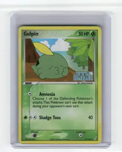 Gulpin Crystal Guardians Uncommon,Reverse Holo Pokemon Moderately played - Image 1