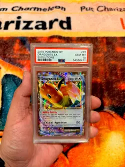 Pokemon TCG Dragonite-EX XY Evolutions Holo Rare Card 72/108 - Image 1