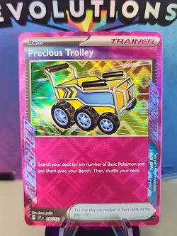 Pokemon Precious Trolley Ace Spec 185/191 SSP Surging Sparks NM - Image 1