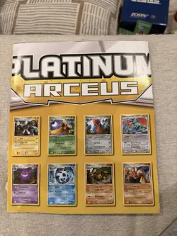 Pokemon Trading Card Game Official Platinum Arceus Set Poster 2009 No Cards NICE - Image 1