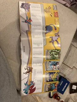 Pokemon Trading Card Game Official Platinum Arceus Set Poster 2009 No Cards NICE - Image 3