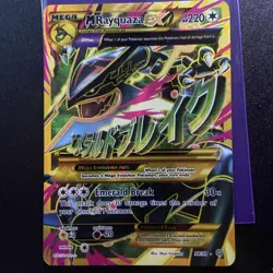 M Rayquaza EX 98/98 Full Art Ultra Rare Holo Pokemon Card XY Ancient Origins - Image 2