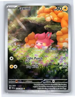 Pawmi 226/091 - Pokemon Paldean Fates - Illustration Rare Holo - NM - Image 1