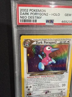 2002 POKEMON NEO DESTINY DARK PORYGON2 HOLO #8 PSA 10 SWIRL - POP 38 - Image 2