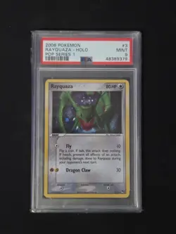 2004 Pokemon POP Series 1 Rayquaza Holo #3/17 PSA 9 - Image 1