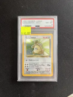 KANGASKHAN 1999 POKEMON JUNGLE HOLO #5/64 - PSA 8 - Image 1