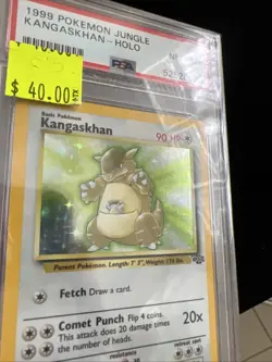 KANGASKHAN 1999 POKEMON JUNGLE HOLO #5/64 - PSA 8 - Image 3