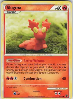 Pokemon Slugma 67/90 Undaunted Common NM - Image 1