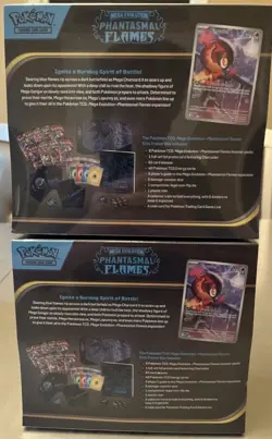 Pokemon TCG Phantasmal Flames ETB New / Factory Sealed Lot of 2 - Image 2