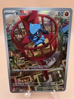 Pokemon TCG - Promo Riolu - MEP 10 - Mega Evolutions Near Mint Black Star Promo - Image 4