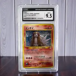 2000 Pokemon Neo 3: Awakening Legends Japanese Entei Holo #244 CGC 9.5 - Image 1